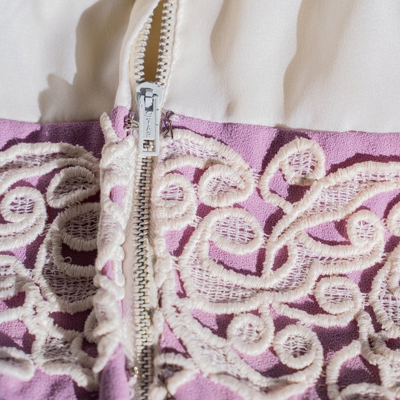 60s does Edwardian Purple Vintage Dress - Picture 7 of 10